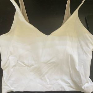 White Lululemon Align tank